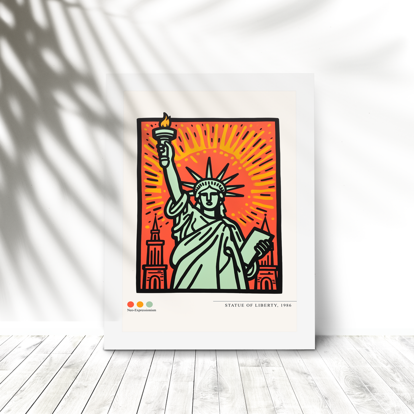 Statue of liberty wall art