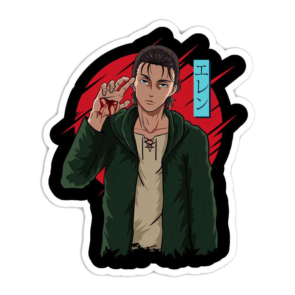 Attack of titan sticker