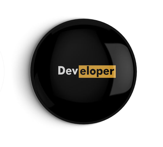 Devloper pin badge