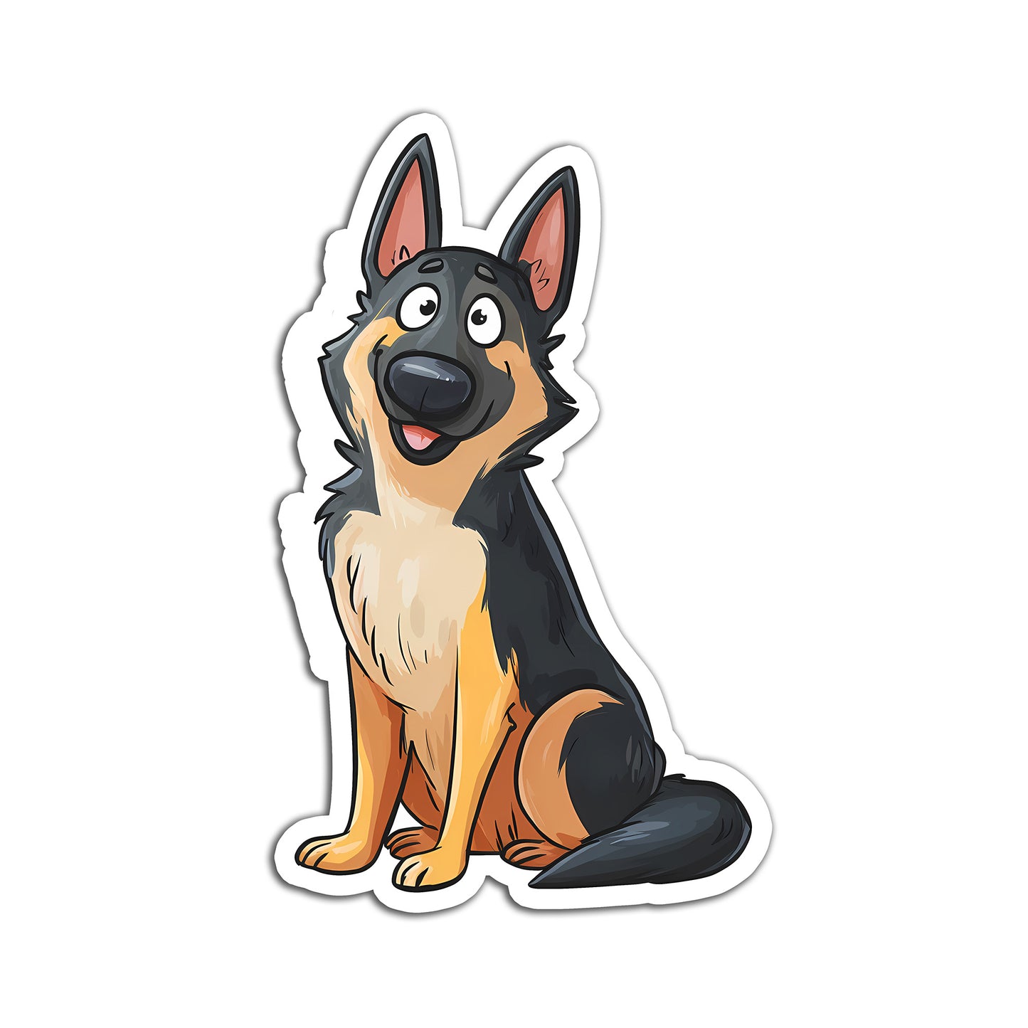 german shepherd Sticker