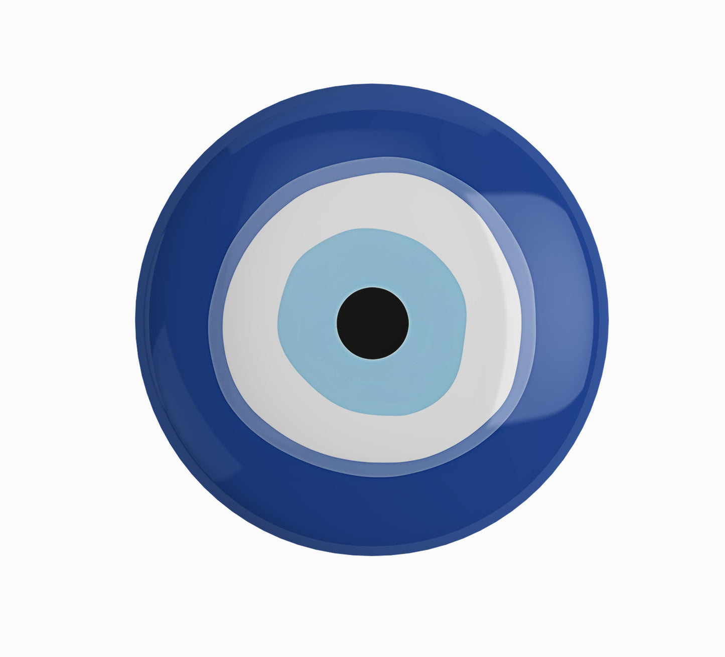Evil Eye Pin Badge – 58mm, Glossy Finish