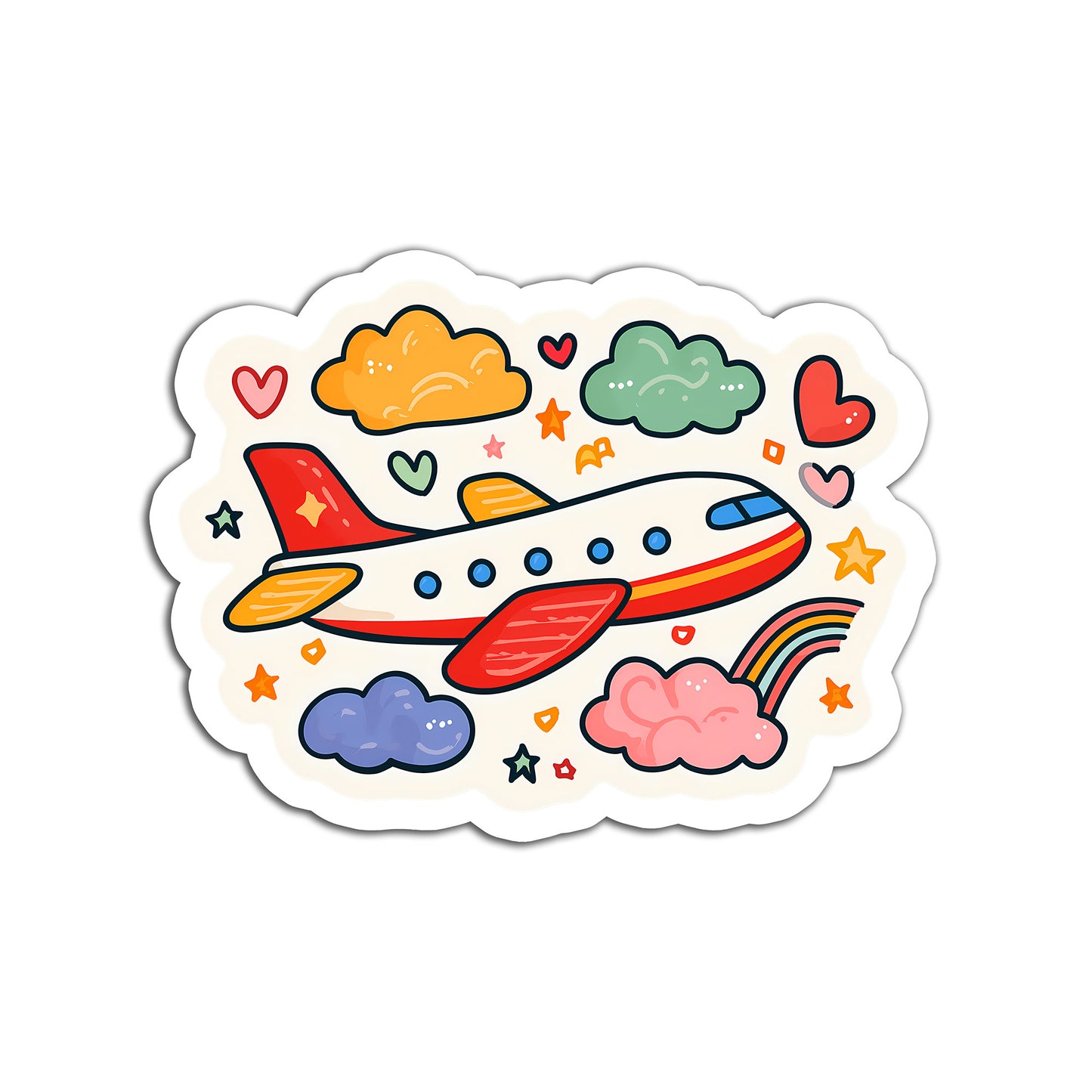 Flight Journey Sticker