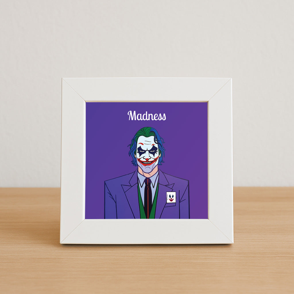 Joker Madness Desk Mini Frame