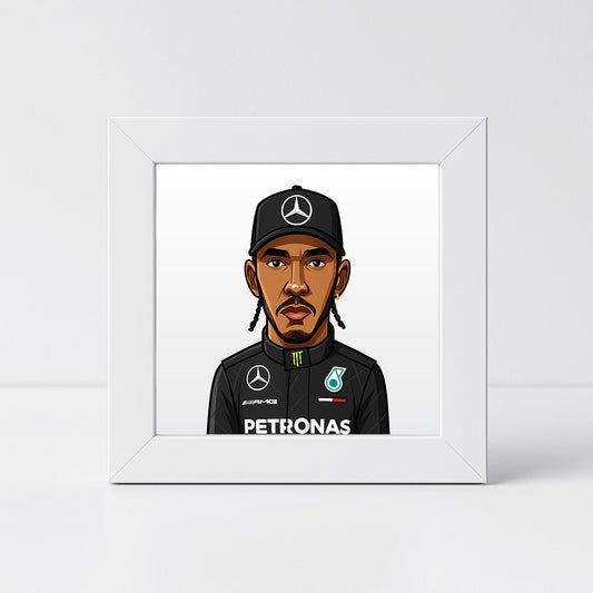 Lewis Hamilton Mini Frame Art