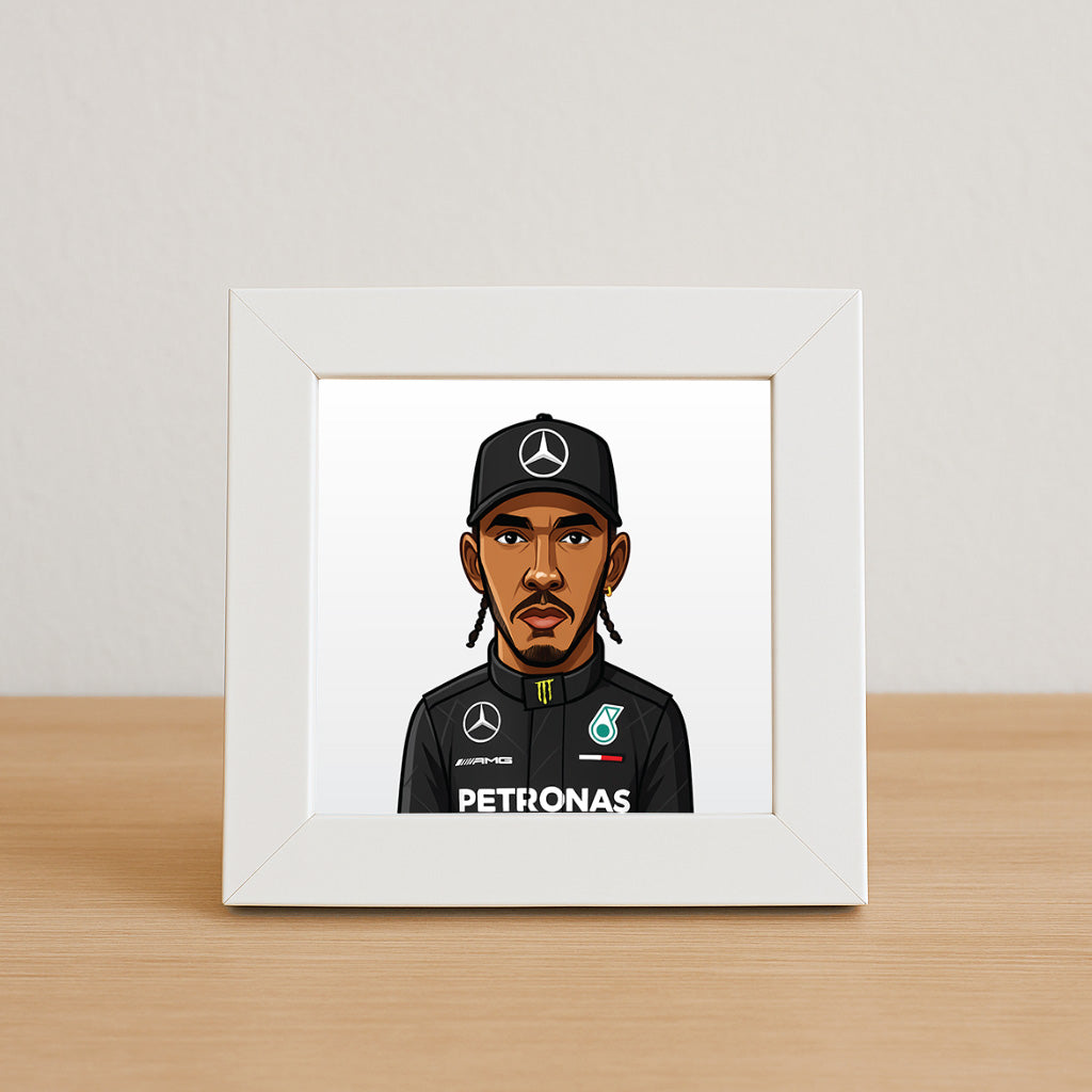 Lewis Hamilton Mini Frame Art