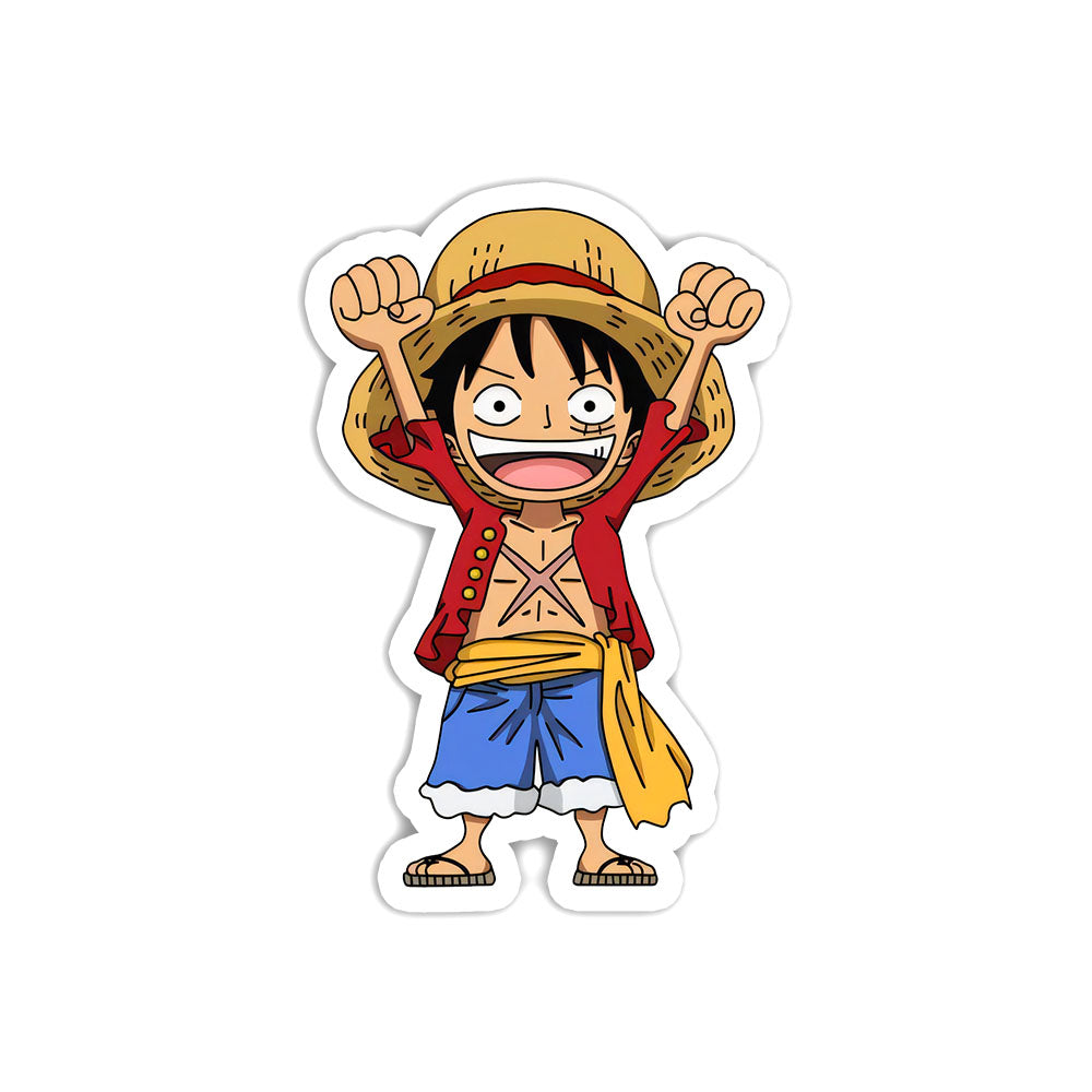 Luffy anime sticker