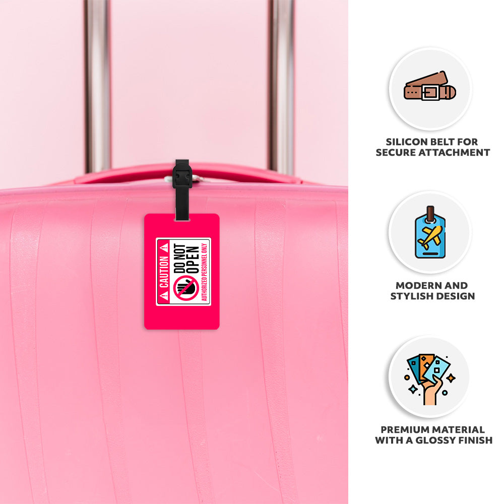 Do not open Luggage Tag