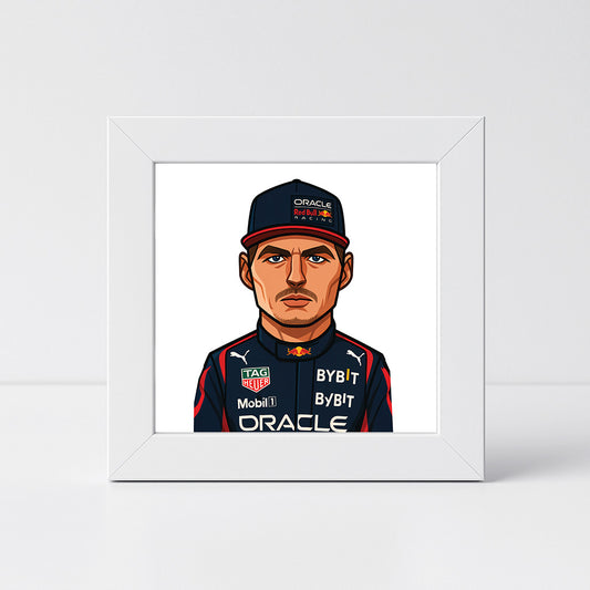 Max Verstappen Mini Frame Art