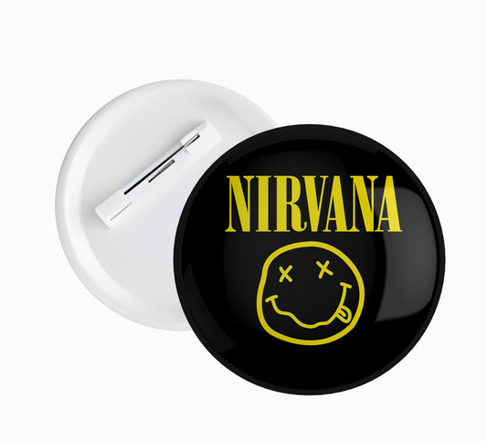 Nirvana Pin Badge Pack of 2