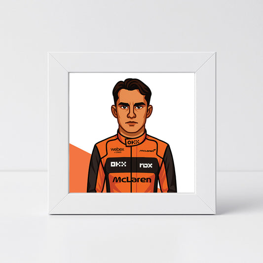 Oscar Piastri Mini Frame Art