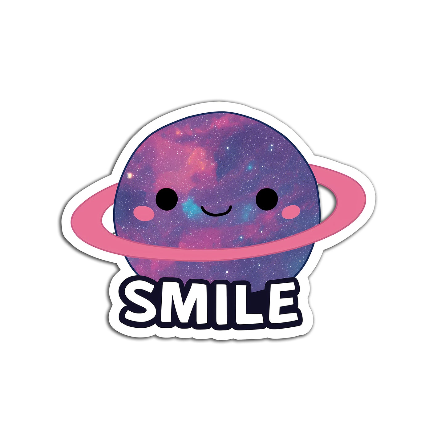Planet Smile Sticker