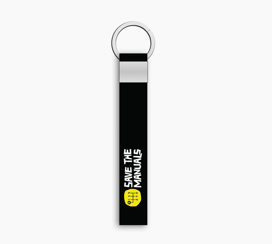Save the manuals Short Lanyard keychain