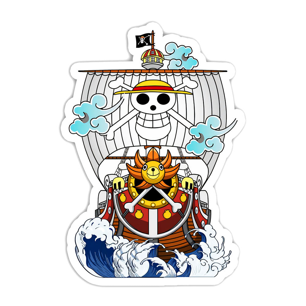 Thousand Sunny Straw Hate Ship Sticker