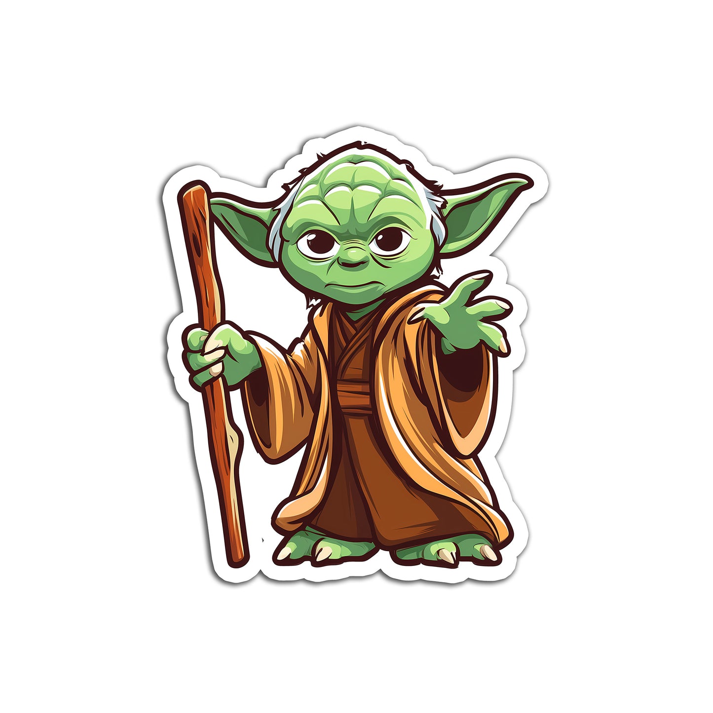 Yoda Cute Sticker