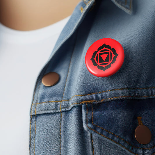 7 Chakras 32mm Pin Badge Set