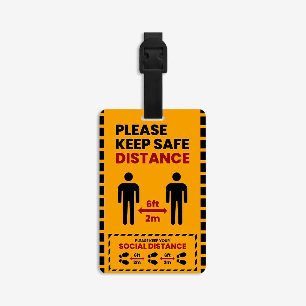 Keep Distance Luggage Tag