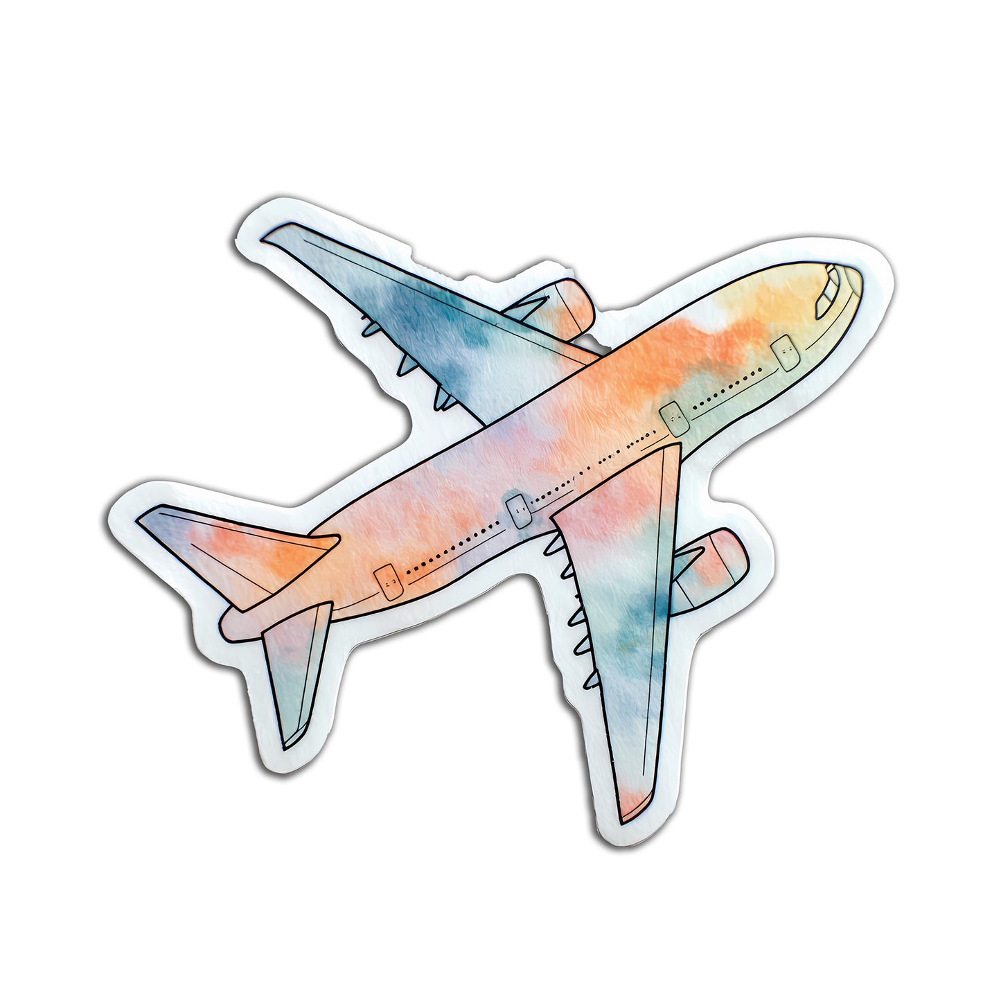 Airplane Travel Sticker