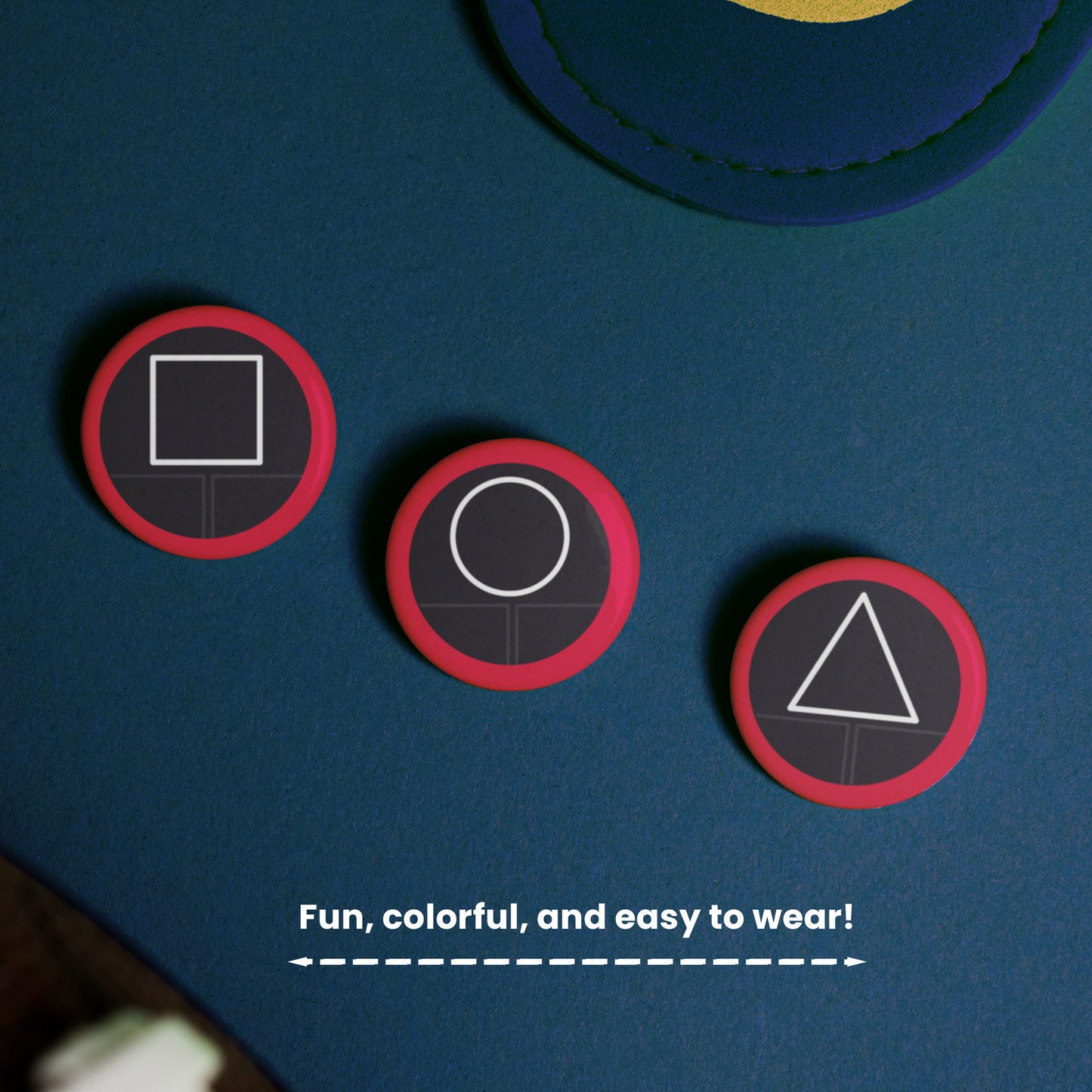 Squid Game Pin Badge Set
