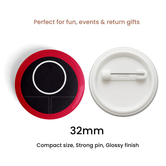 Squid Game Pin Badge Set