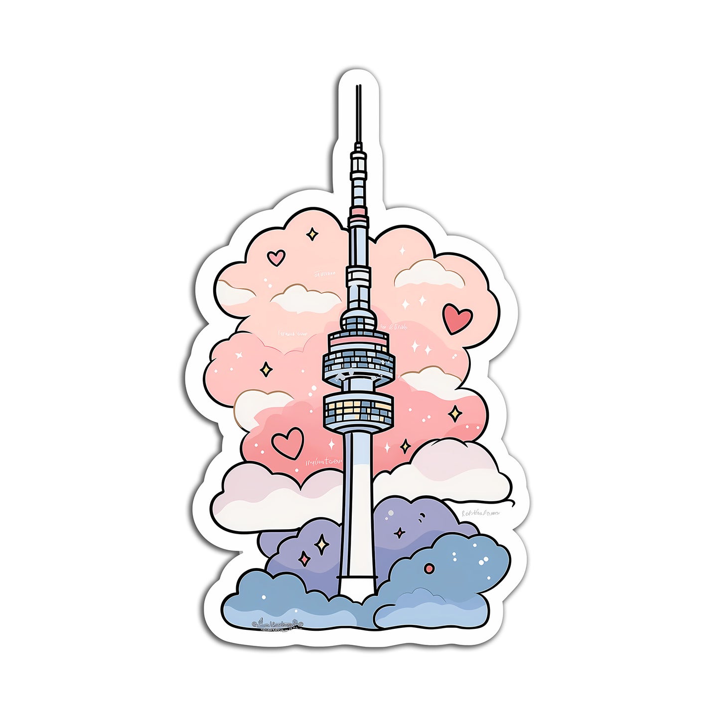 N Seoul Tower Sticker