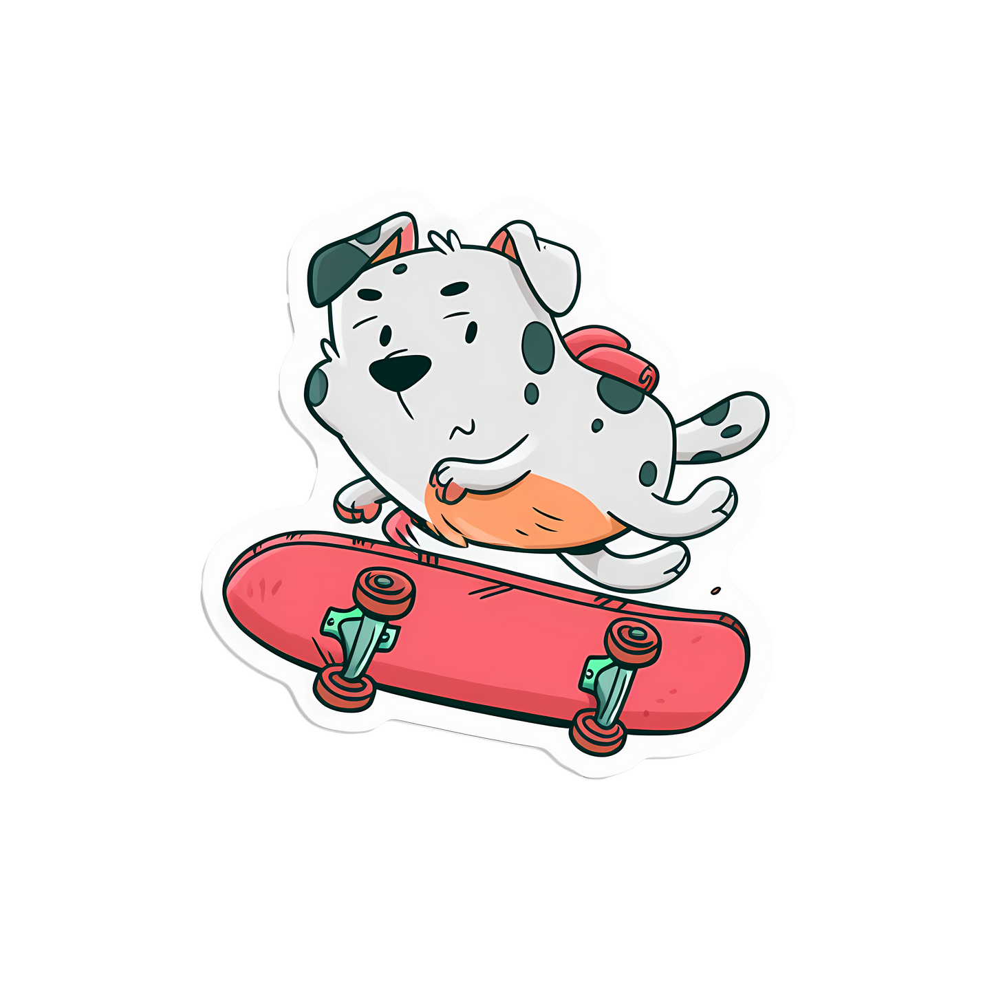 Spotted Dog Drive Sticker