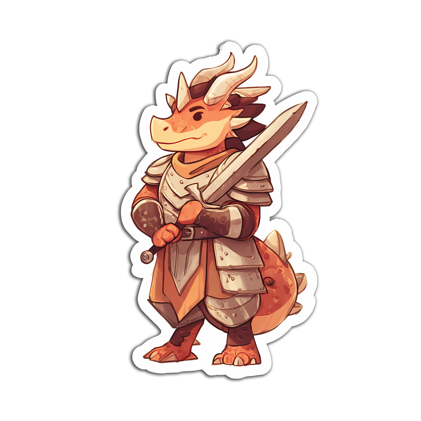 Dragon King Warrior Sticker