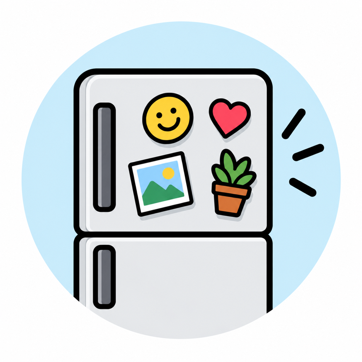 fridge magnet for family and friend