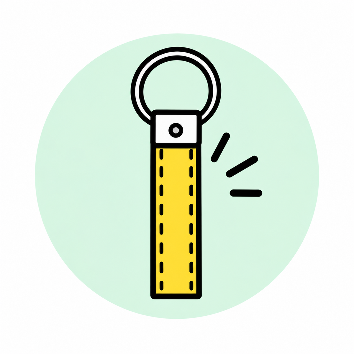 Lanyard keychain