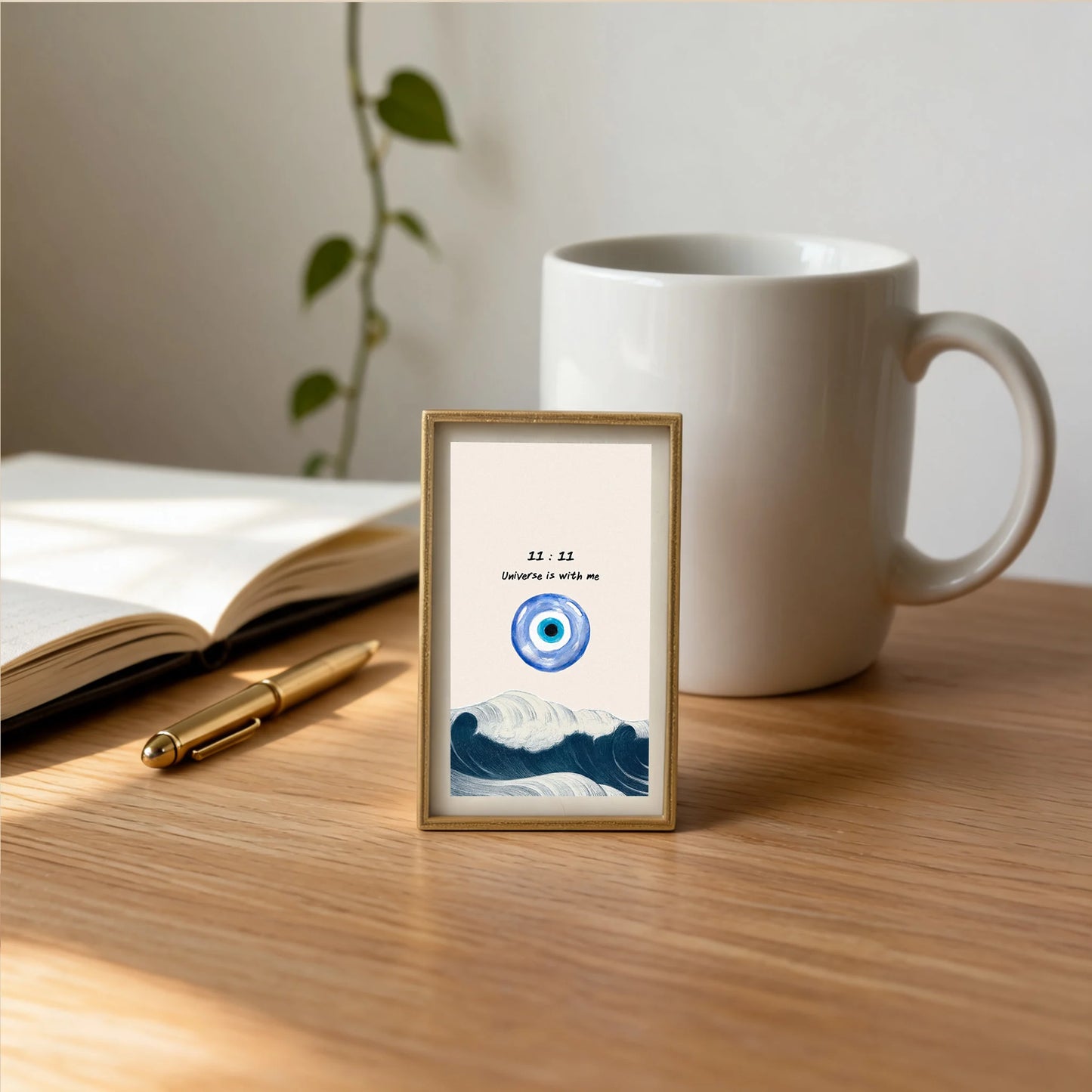 11:11 Evil Eye Mini Desk Frame