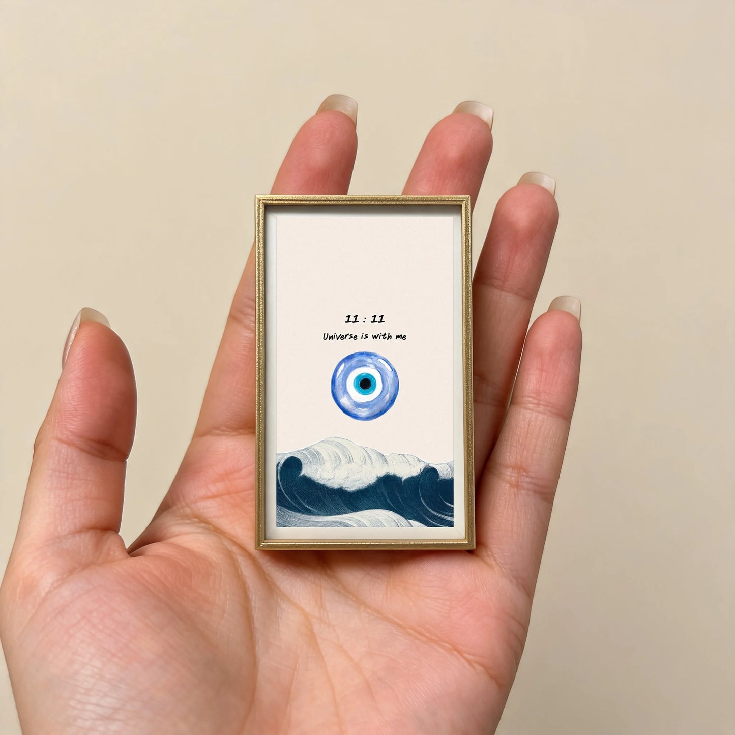 11:11 Evil Eye Mini Desk Frame