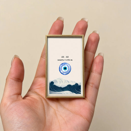 11:11 Evil Eye Mini Desk Frame