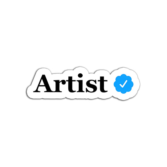 Artist Text Sticker