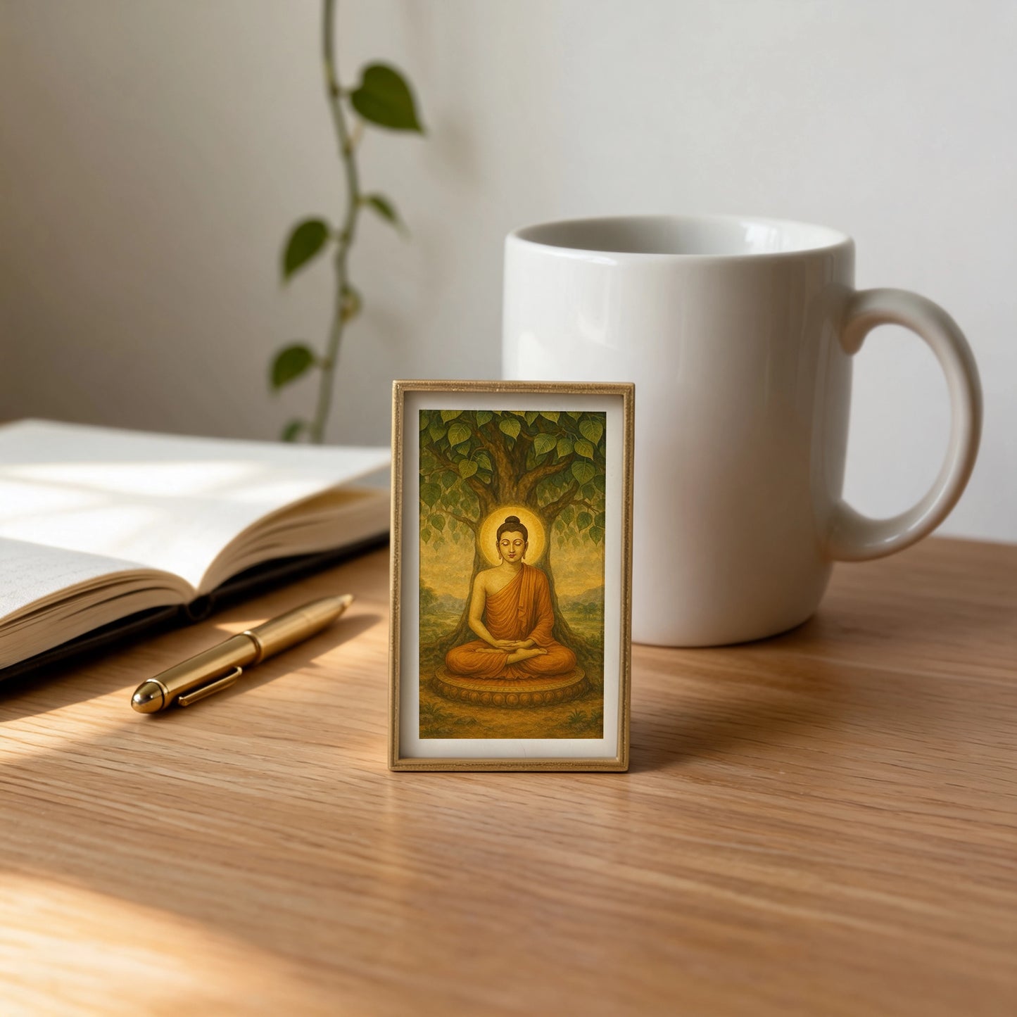 Buddha Mini Desk Frame 1.8 x 3 Inch
