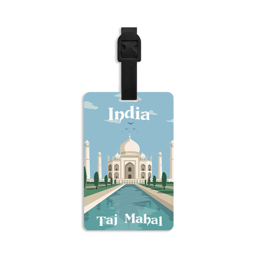 Taj Mahal India Luggage Tag