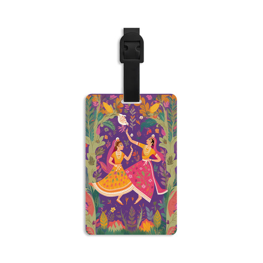 Indian Art Luggage Tag