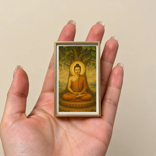 Buddha Mini Desk Frame 1.8 x 3 Inch
