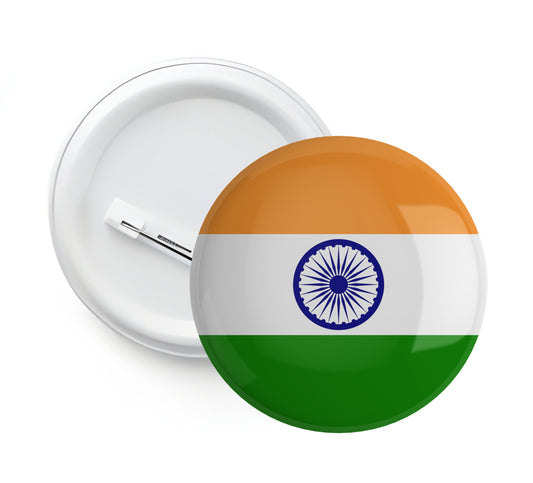 Indian Flag Pin Badge
