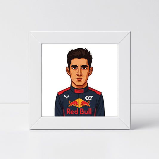 Isack Hadjar Mini Frame Art