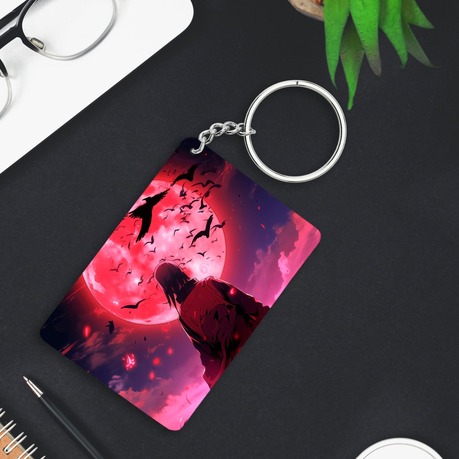 Anime keychain itachi