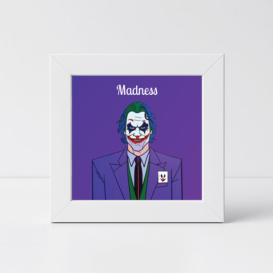 Joker Madness Desk Mini Frame