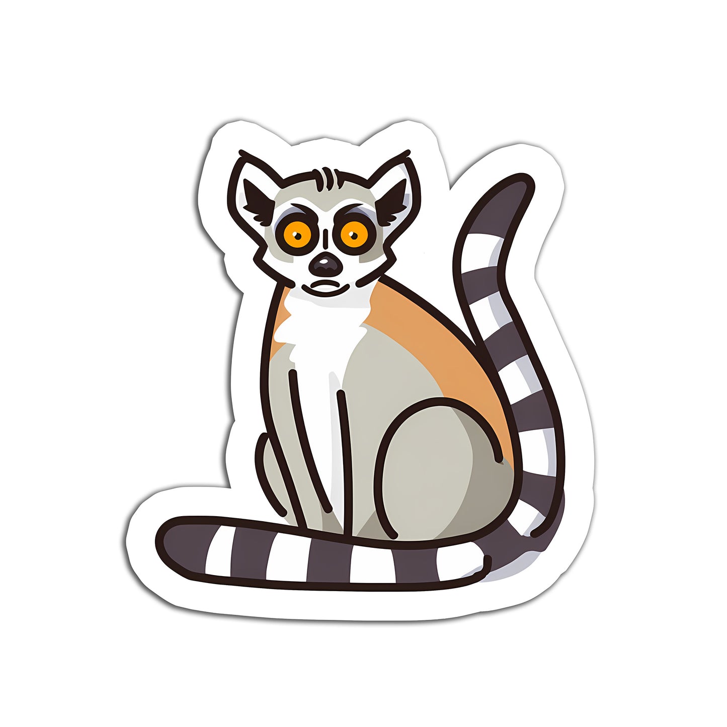 Lemur Sticker