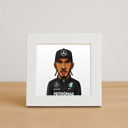 Lewis Hamilton Mini Frame Art