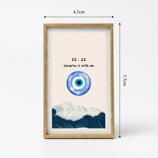 11:11 Evil Eye Mini Desk Frame