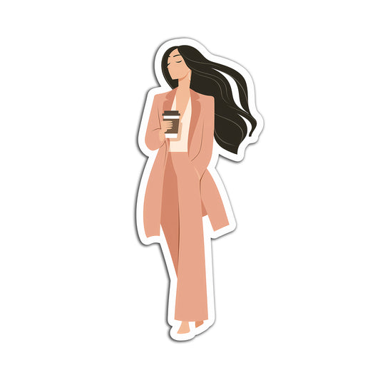 Modern Boss Lady Sticker
