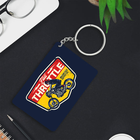 Throttle Rider Keychain – Biker Style
