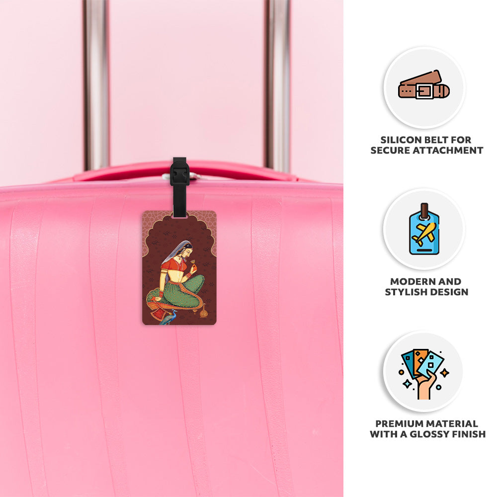 Mughal Art Luggage Tag