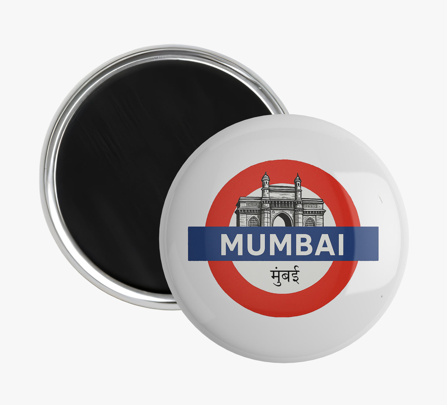 Mumbai Fridge Magnet Set of 4 - 58mm