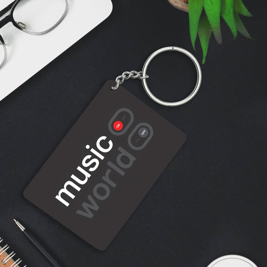 Music World Keychain