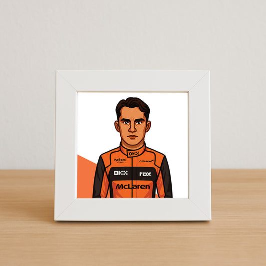 Oscar Piastri Mini Frame Art