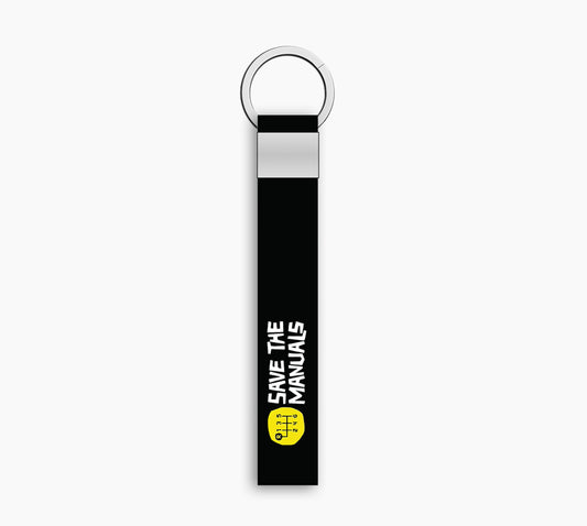 Save the manuals Short Lanyard keychain